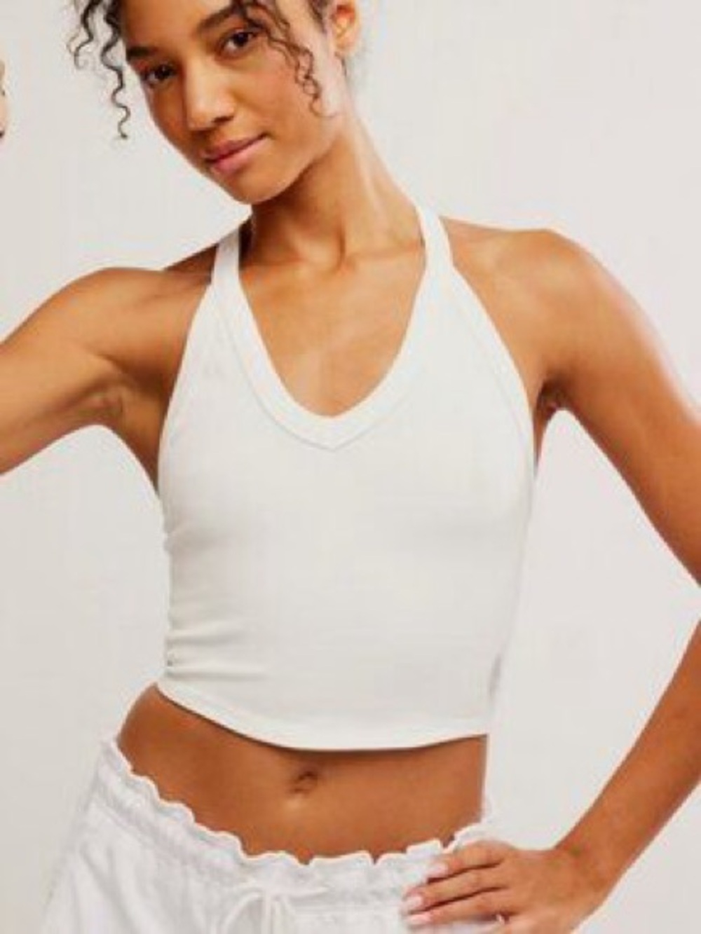 Free People v neck crop